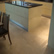 Kitchen Floor in Crema Marfil Marble and Absolute Black Granite